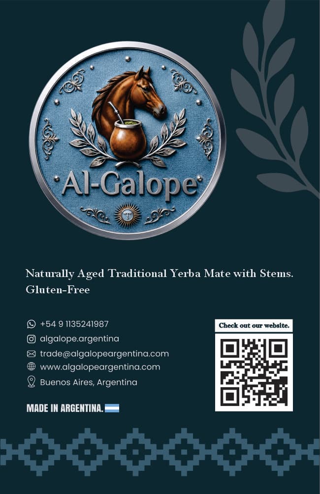 Al-Galope – yerba mate tradicional estacionada, con palo, sin gluten